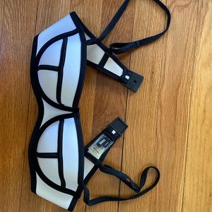 White Triangl Bikini Top